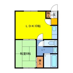 メゾンドクレールＳの物件間取画像